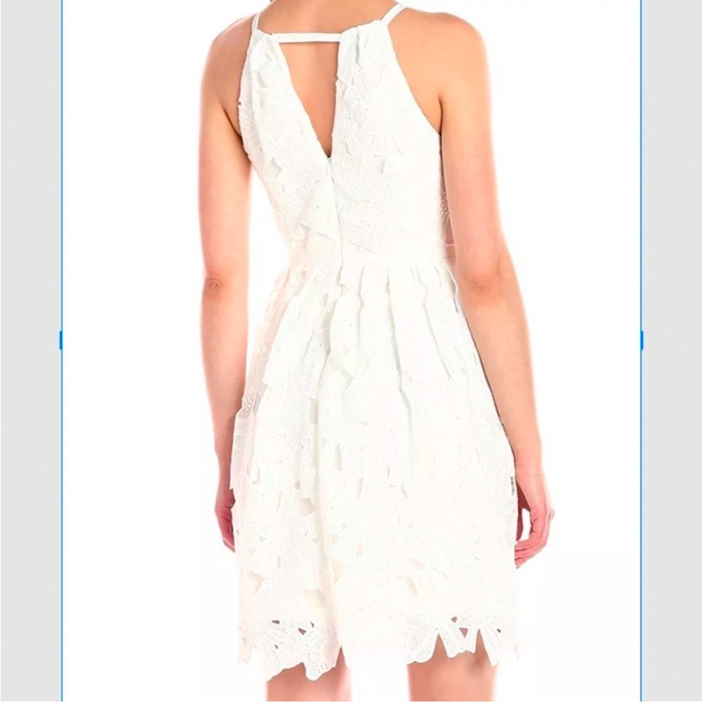 Elegant White Halter Dress - Picture 2 of 10